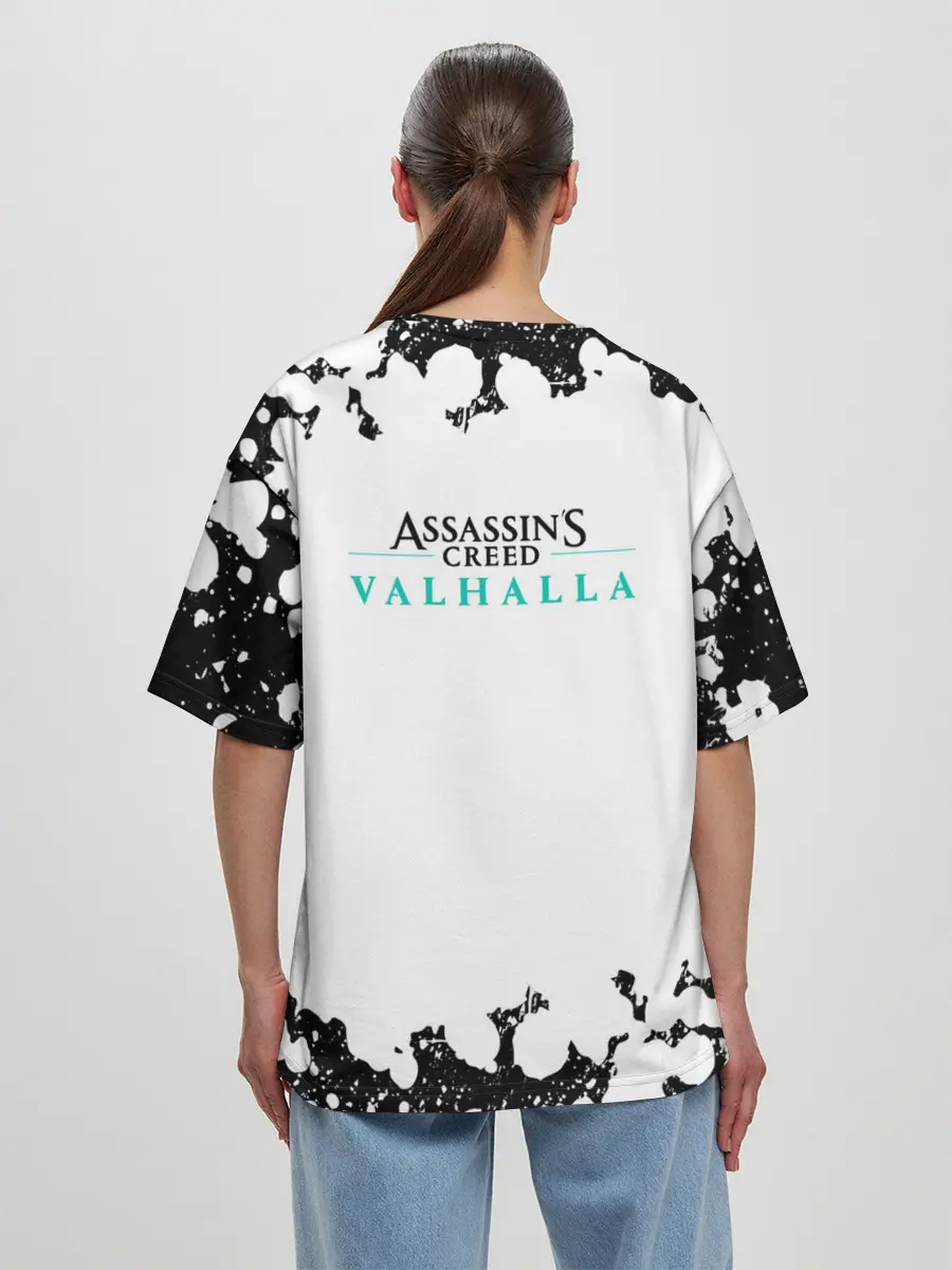Женская футболка оверсайз / ASSASSINS CREED VALHALLA