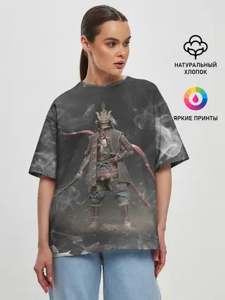 Женская футболка оверсайз / Warrior | Sekiro shadows die twice