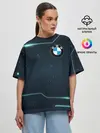 Женская футболка оверсайз / BMW / БМВ