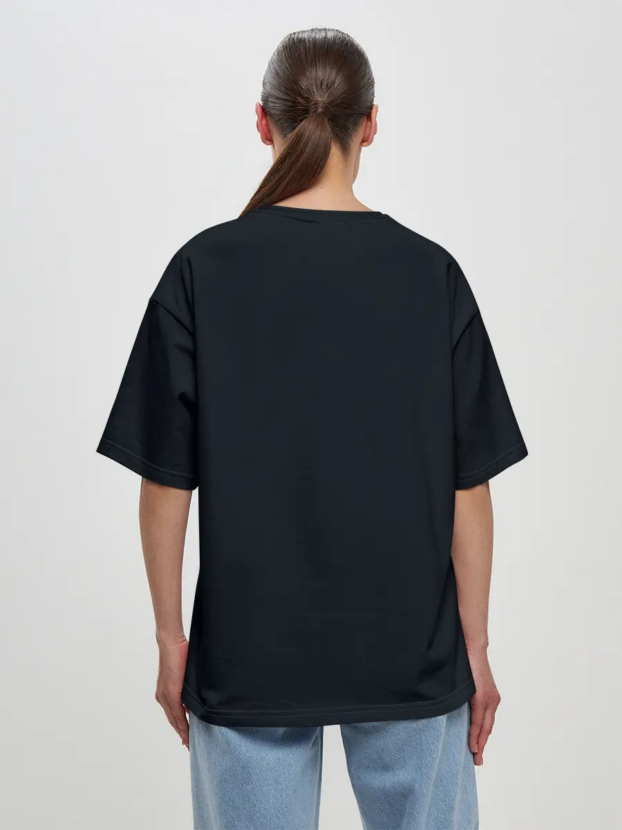 Женская футболка оверсайз / BITCOIN ВАЛЮТА