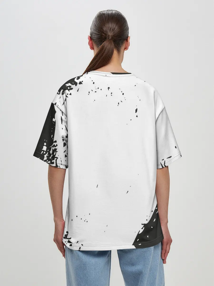 Женская футболка оверсайз / Peace | Мир