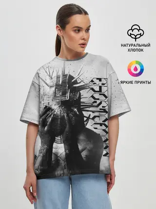 Женская футболка оверсайз / Ghostemane