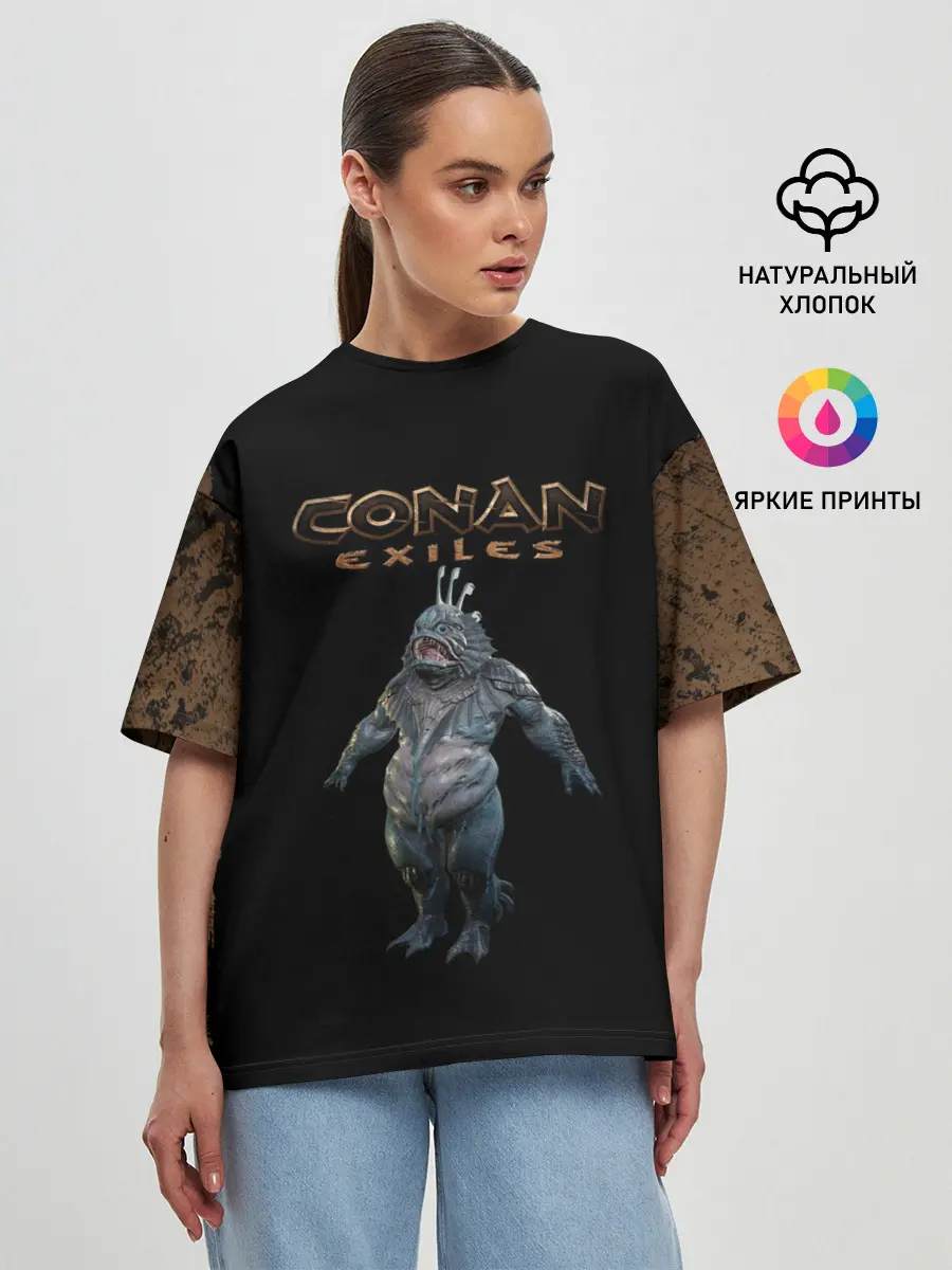 Женская футболка оверсайз / NPC | Conan Exiles