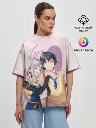 Женская футболка оверсайз / Love Rpg