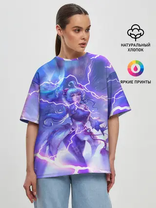 Женская футболка оверсайз / Genshin Impact | Геншин Импакт