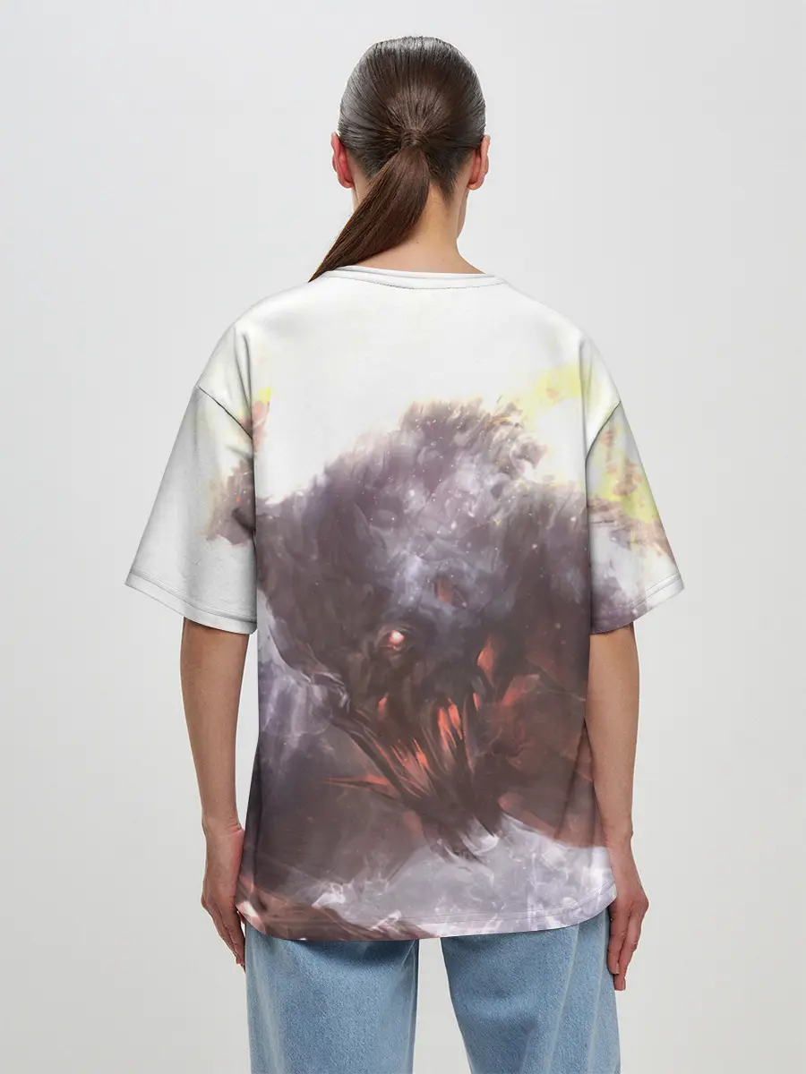 Женская футболка оверсайз / Демон Войны | The Demon of War