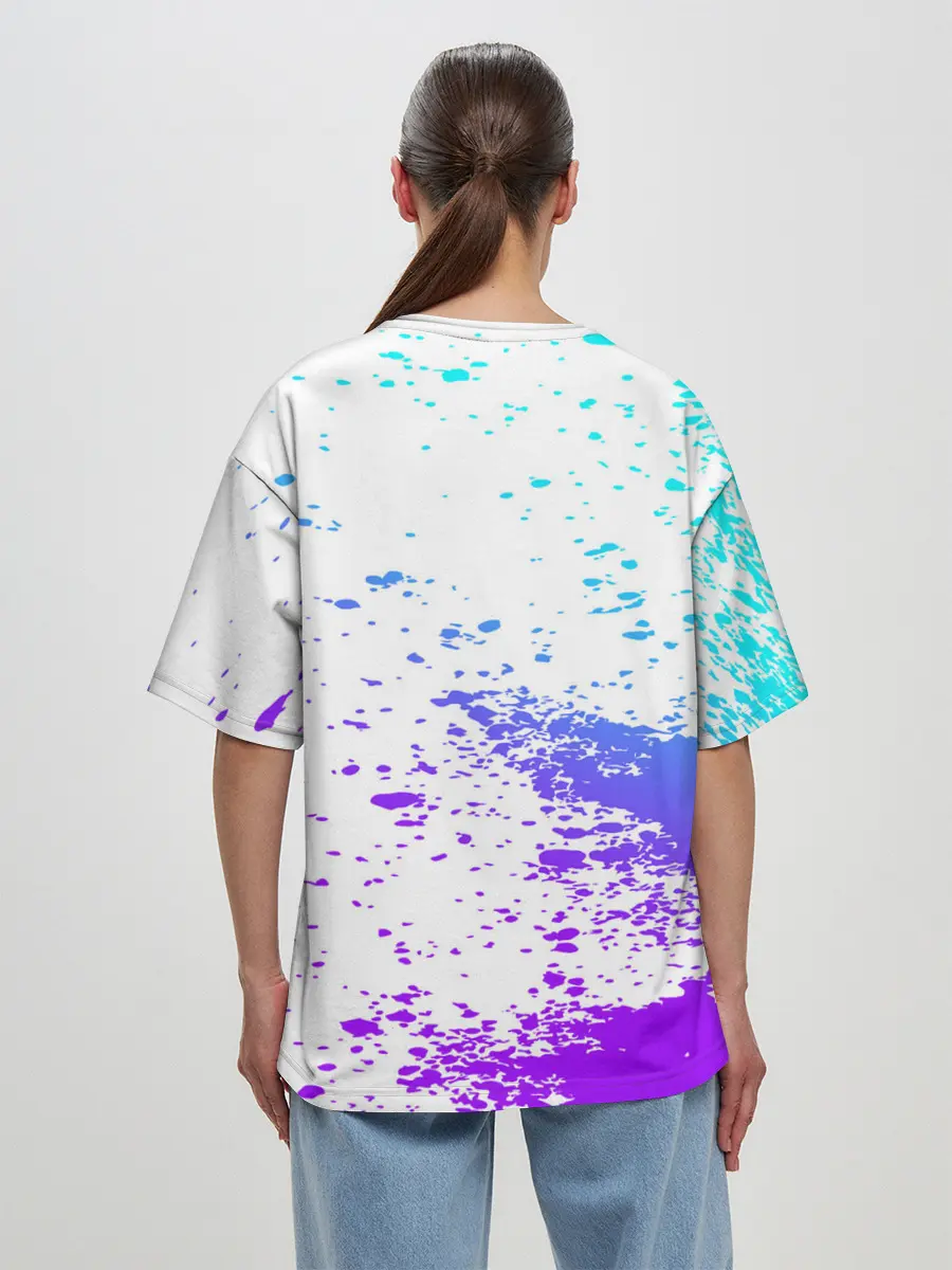 Женская футболка оверсайз / Ъуъ съука.