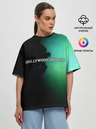 Женская футболка оверсайз / Swan Songs B-Sides EP - Hollywood Undead