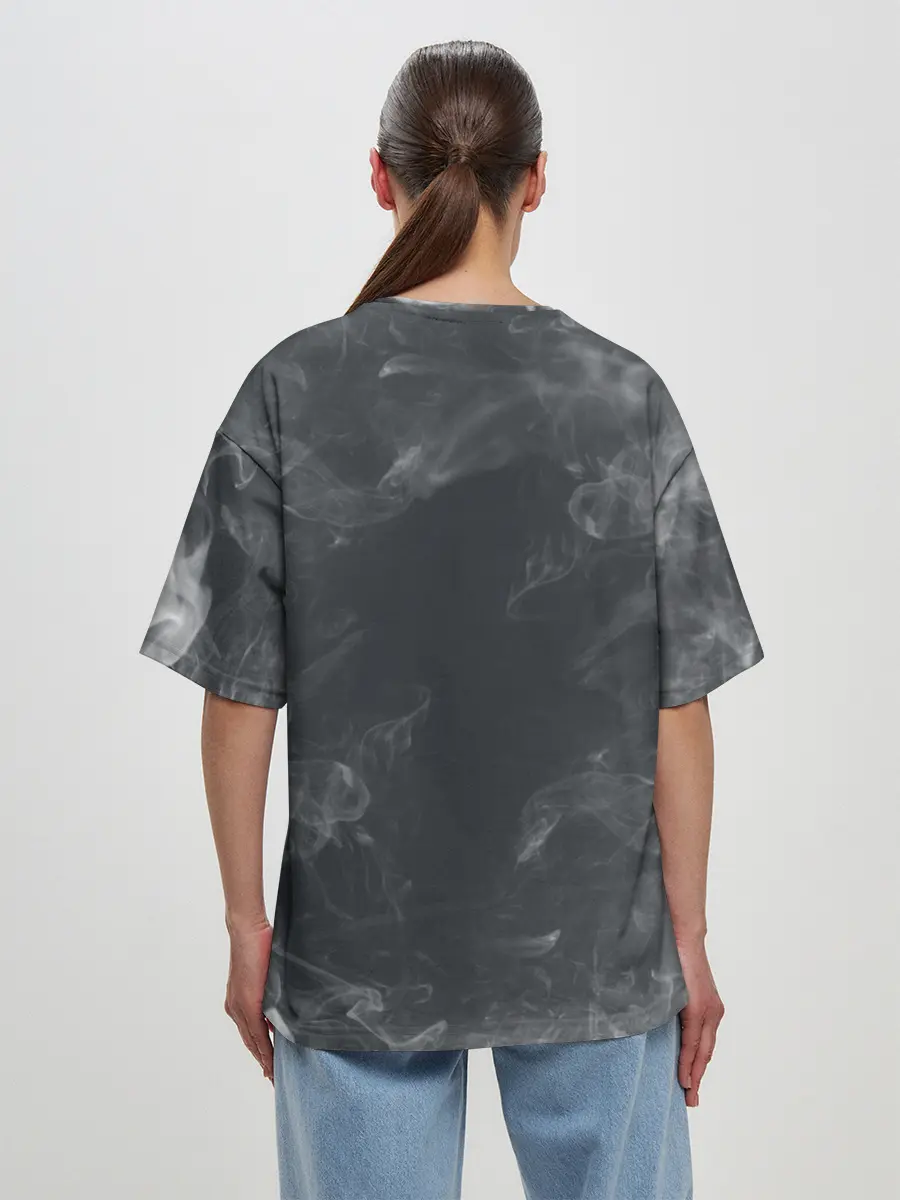 Женская футболка оверсайз / Бумажный дом | Найроби