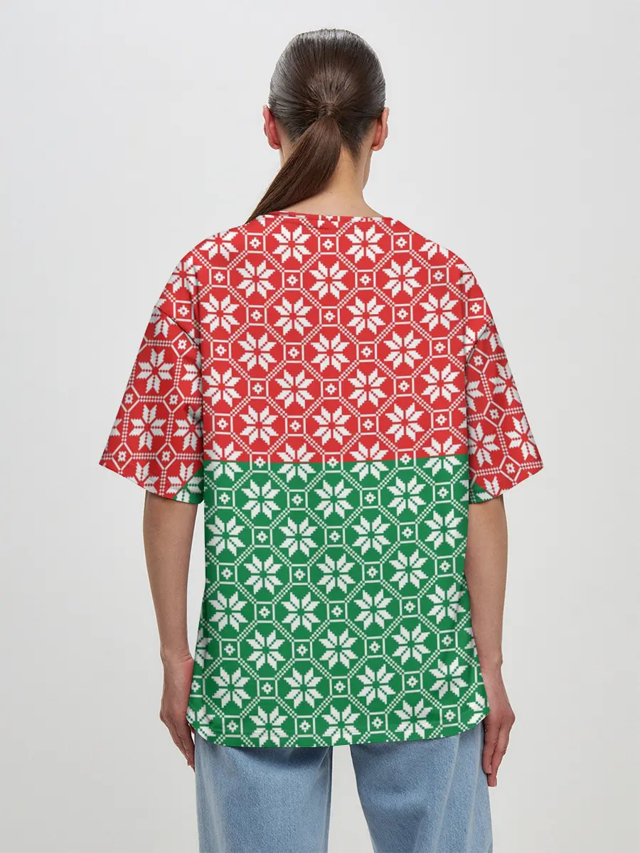 Женская футболка оверсайз / Беларусь