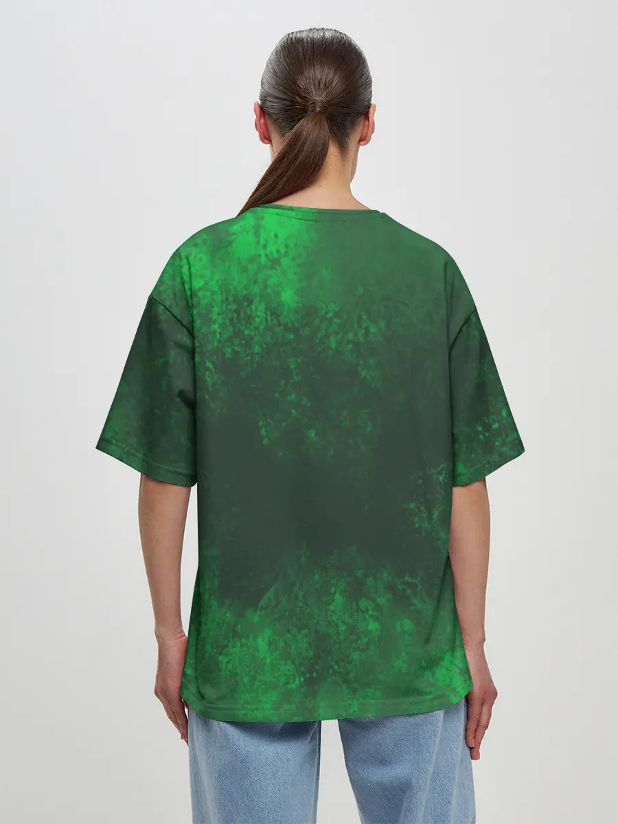 Женская футболка оверсайз / GEARS OF WAR | ШЕСТЕРЕНКИ