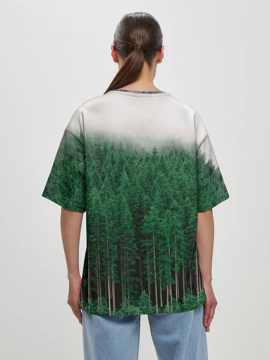 Женская футболка оверсайз / ВАНАХЕЙМ | РУНЫ | RUNES