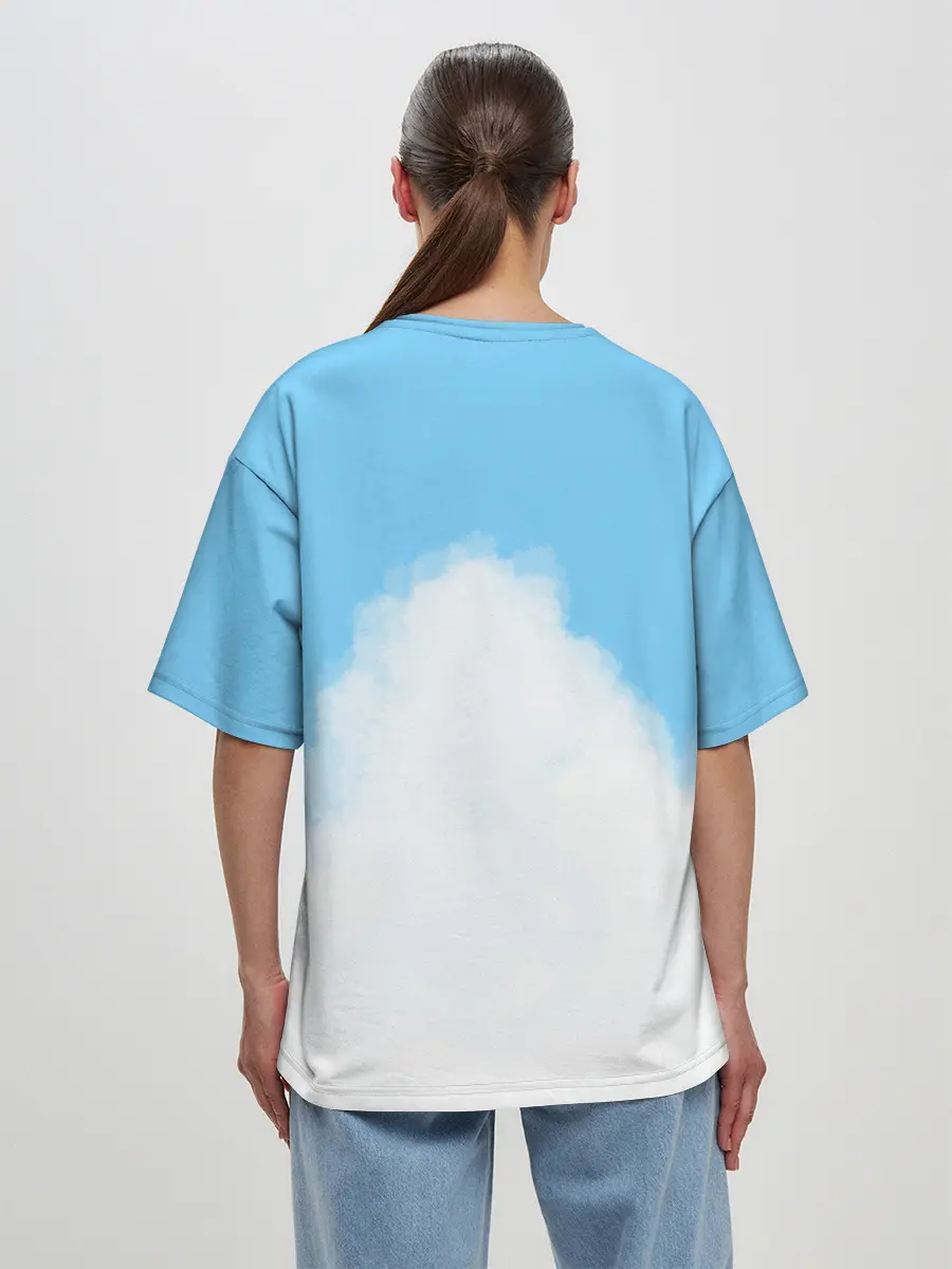 Женская футболка оверсайз / Рокси Ведьма