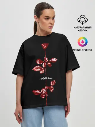 Женская футболка оверсайз / Violator - Depeche Mode