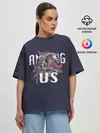 Женская футболка оверсайз / Among Us | Амонг Ас