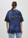 Женская футболка оверсайз / Space X