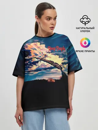 Женская футболка оверсайз / Deep Purple - Stormbringer