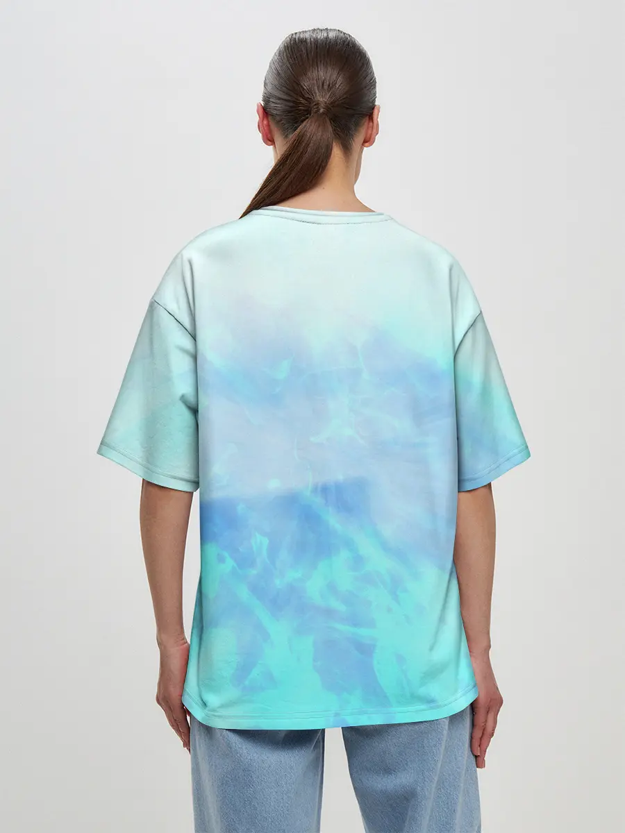 Женская футболка оверсайз / Гань Юй | Ganyu | Геншин Импакт