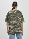 Женская футболка оверсайз / Именной камуфляж Миша