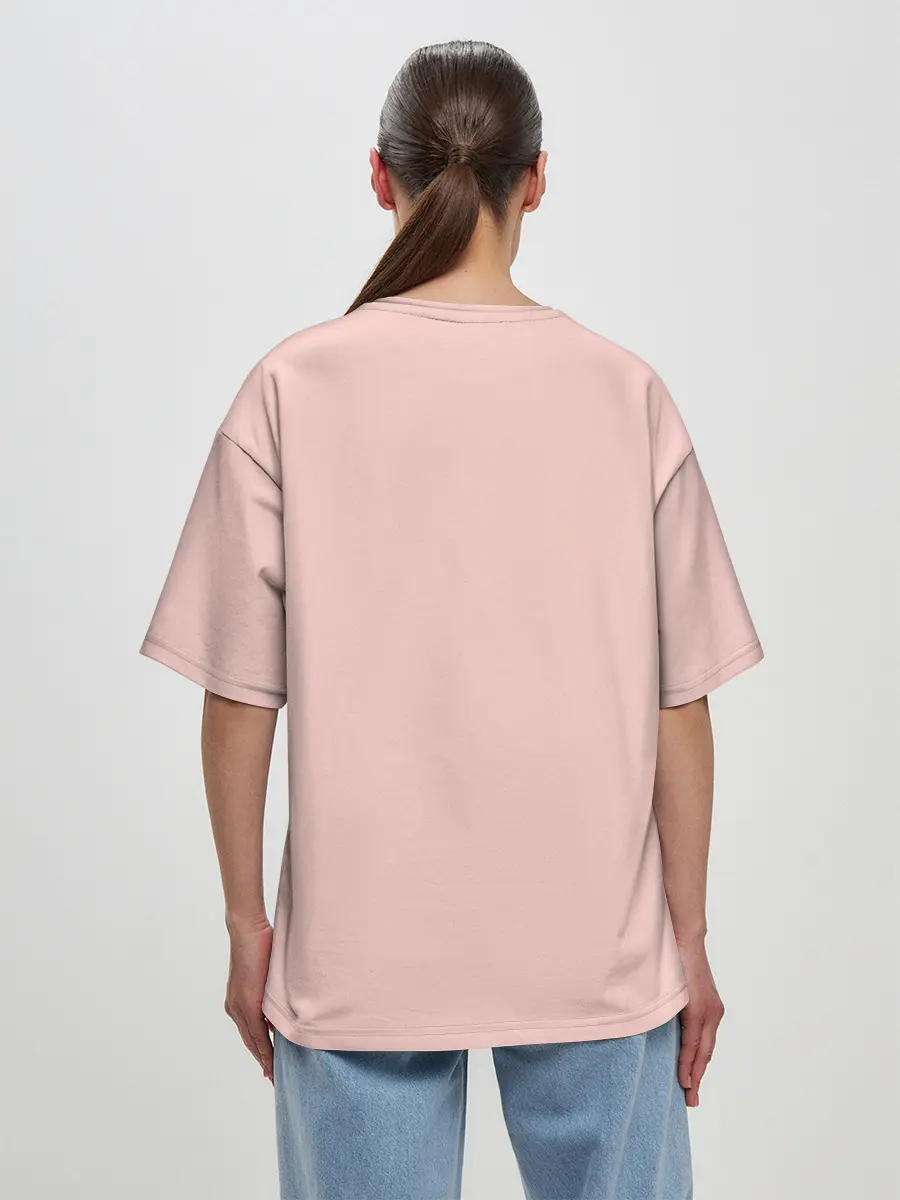 Женская футболка оверсайз / Лайфлайн