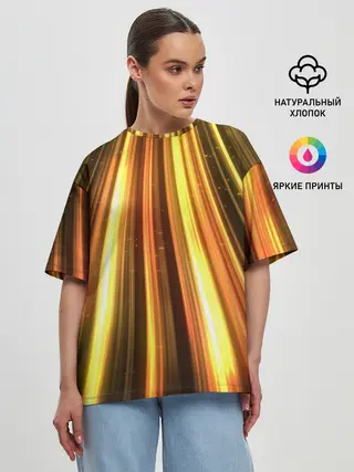 Женская футболка оверсайз / Vzlet