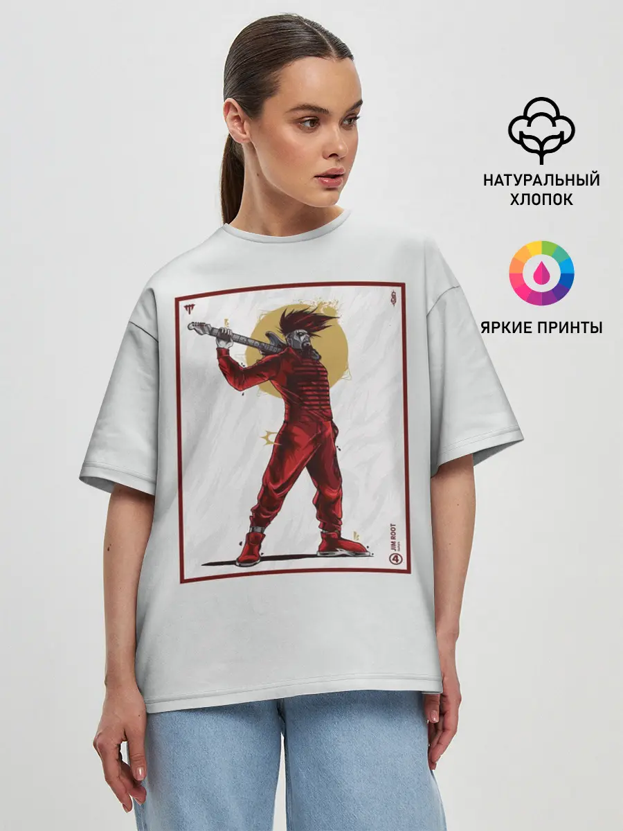 Женская футболка оверсайз / SLIPKNOT | Jim Root