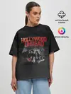 Женская футболка оверсайз / Hollywood Undead - Голливудская нежить
