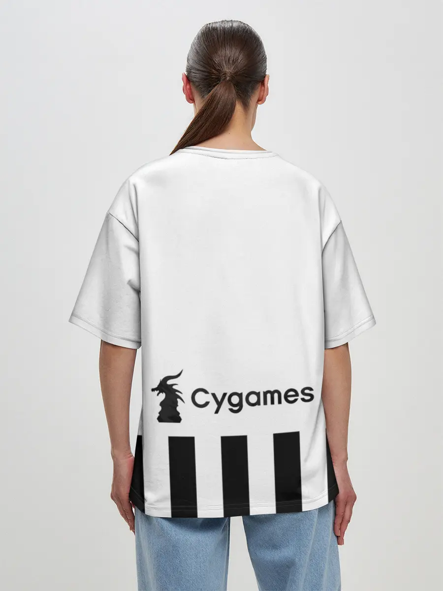 Женская футболка оверсайз / Форма Ювентуса домашняя 2021/2022