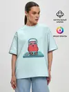 Женская футболка оверсайз / Воспроизведение
