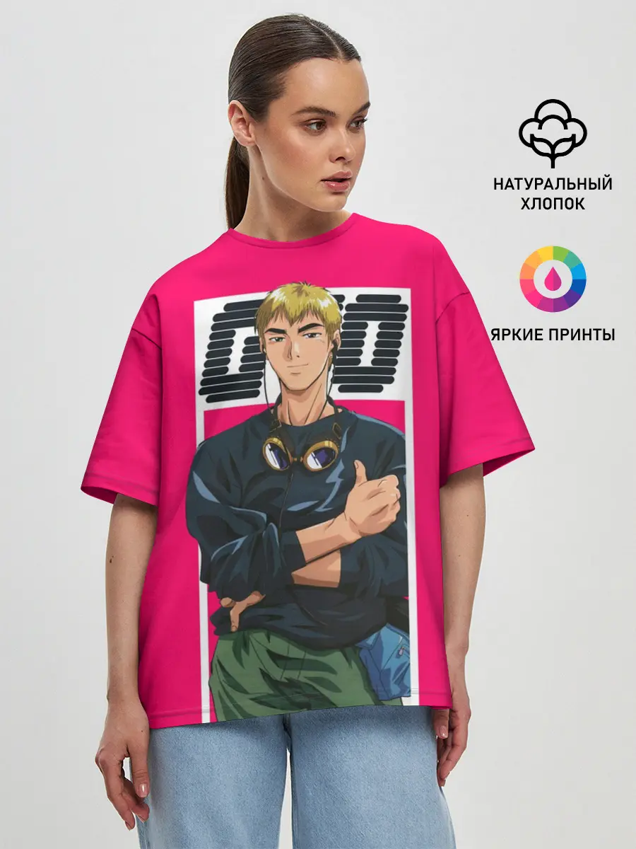 Женская футболка оверсайз / Great Teacher Onizuka