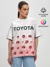 Женская футболка оверсайз / Тойота - Racing