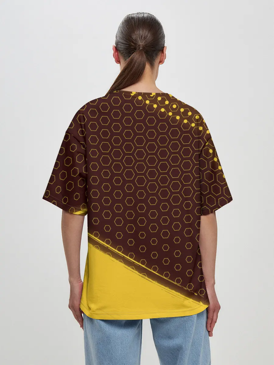 Женская футболка оверсайз / Биомутант - Краска