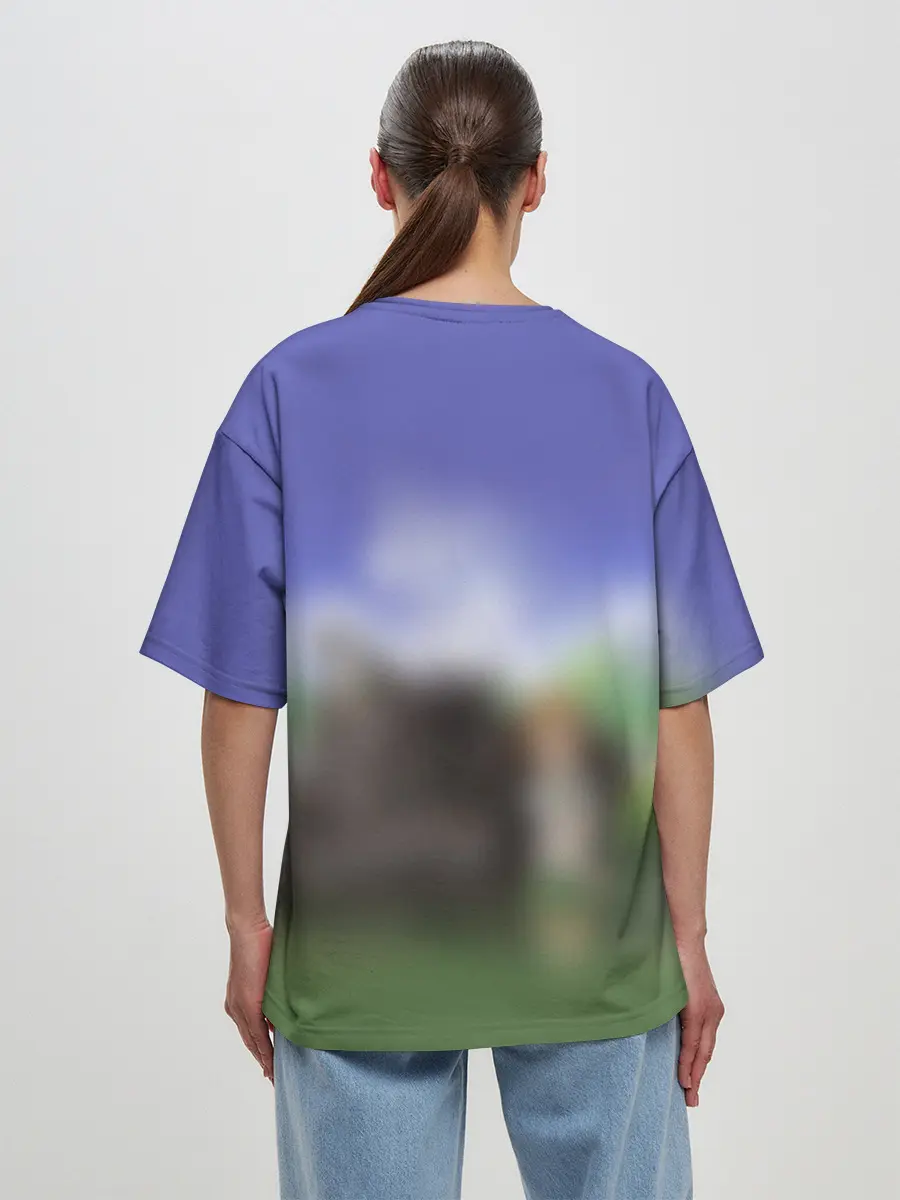 Женская футболка оверсайз / Девушки и танки | Girls und Panzer