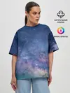 Женская футболка оверсайз / Космос