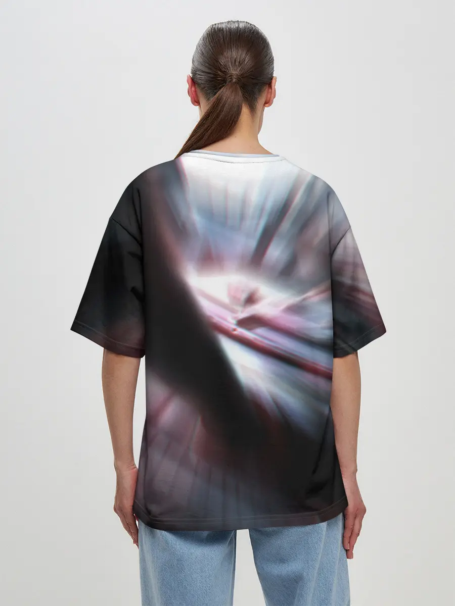 Женская футболка оверсайз / Девушки и танки | Арису Симада