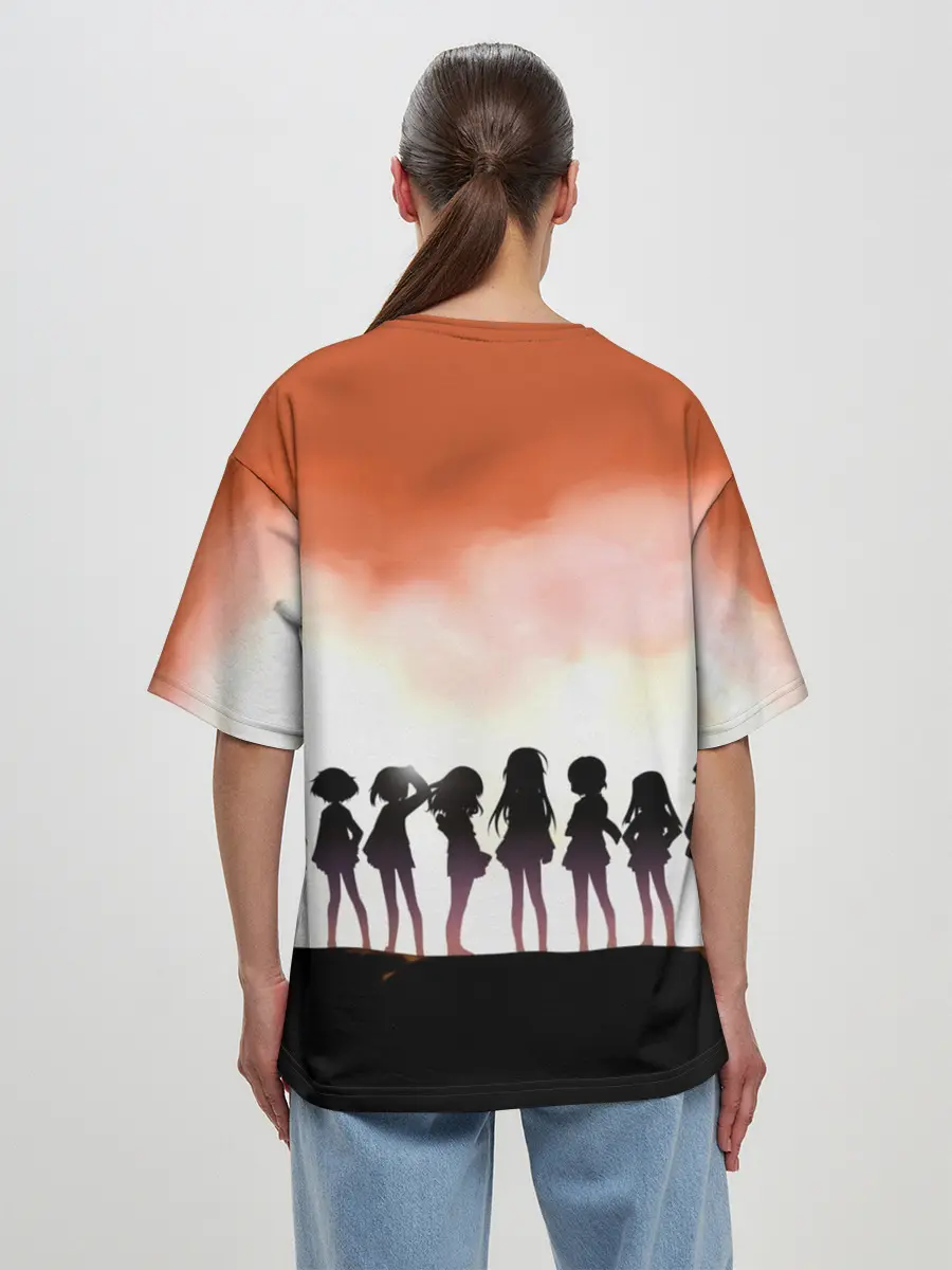 Женская футболка оверсайз / Girls und Panzer | Poster