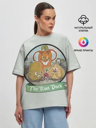 Женская футболка оверсайз / The Root Pack