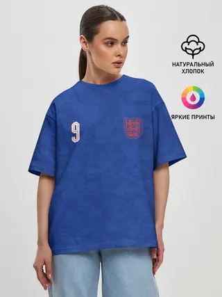 Женская футболка оверсайз / Выездная Форма Гарри Кейна