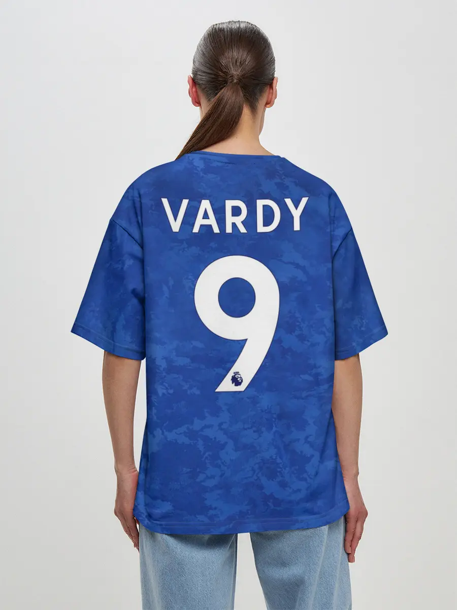 Женская футболка оверсайз / Варди Лестер форма 2021/2022