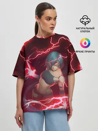 Женская футболка оверсайз / Ниер | Nier Automata