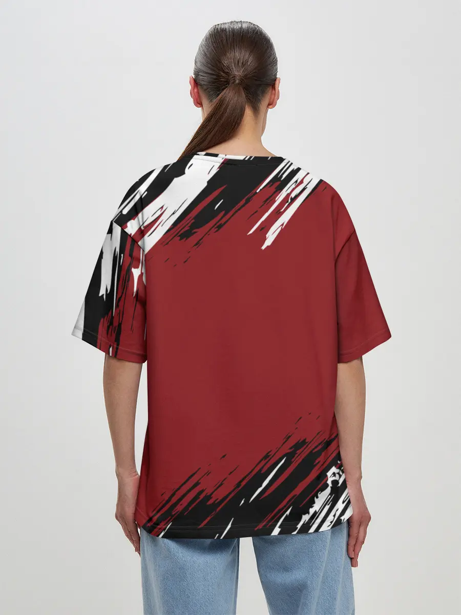 Женская футболка оверсайз / ЙоРХа | Nier Automata