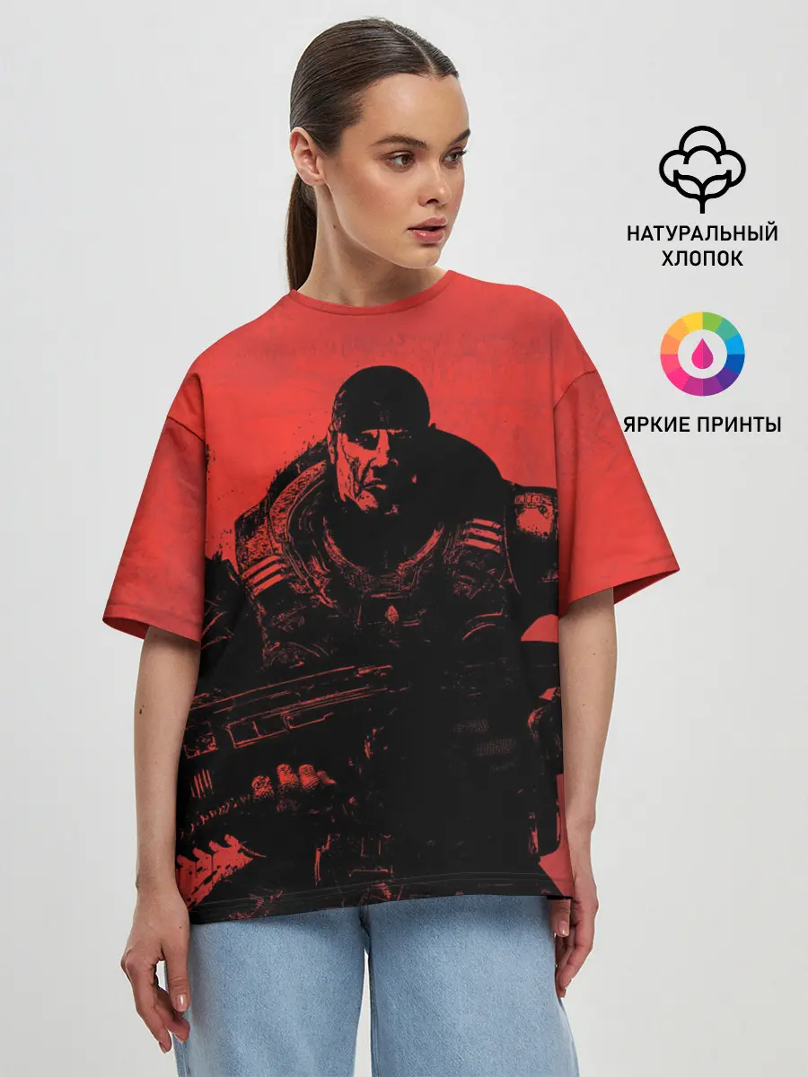 Женская футболка оверсайз / Злой Маркус