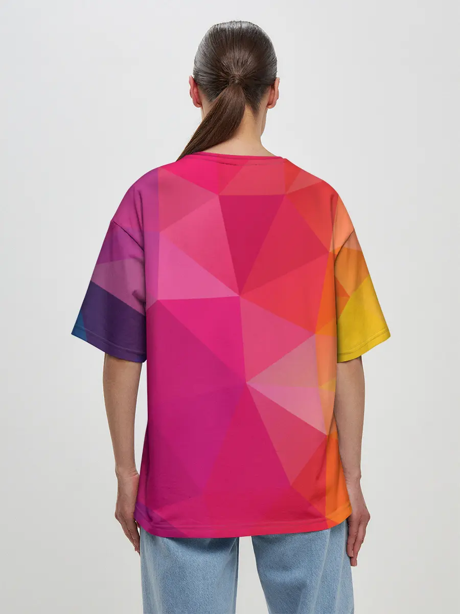 Женская футболка оверсайз / POP IT | ПОП ИТ