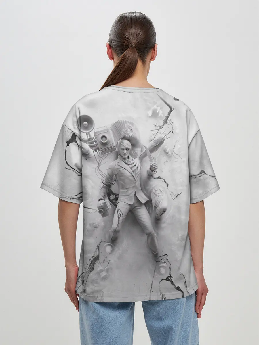 Женская футболка оверсайз / The Evil Within 2