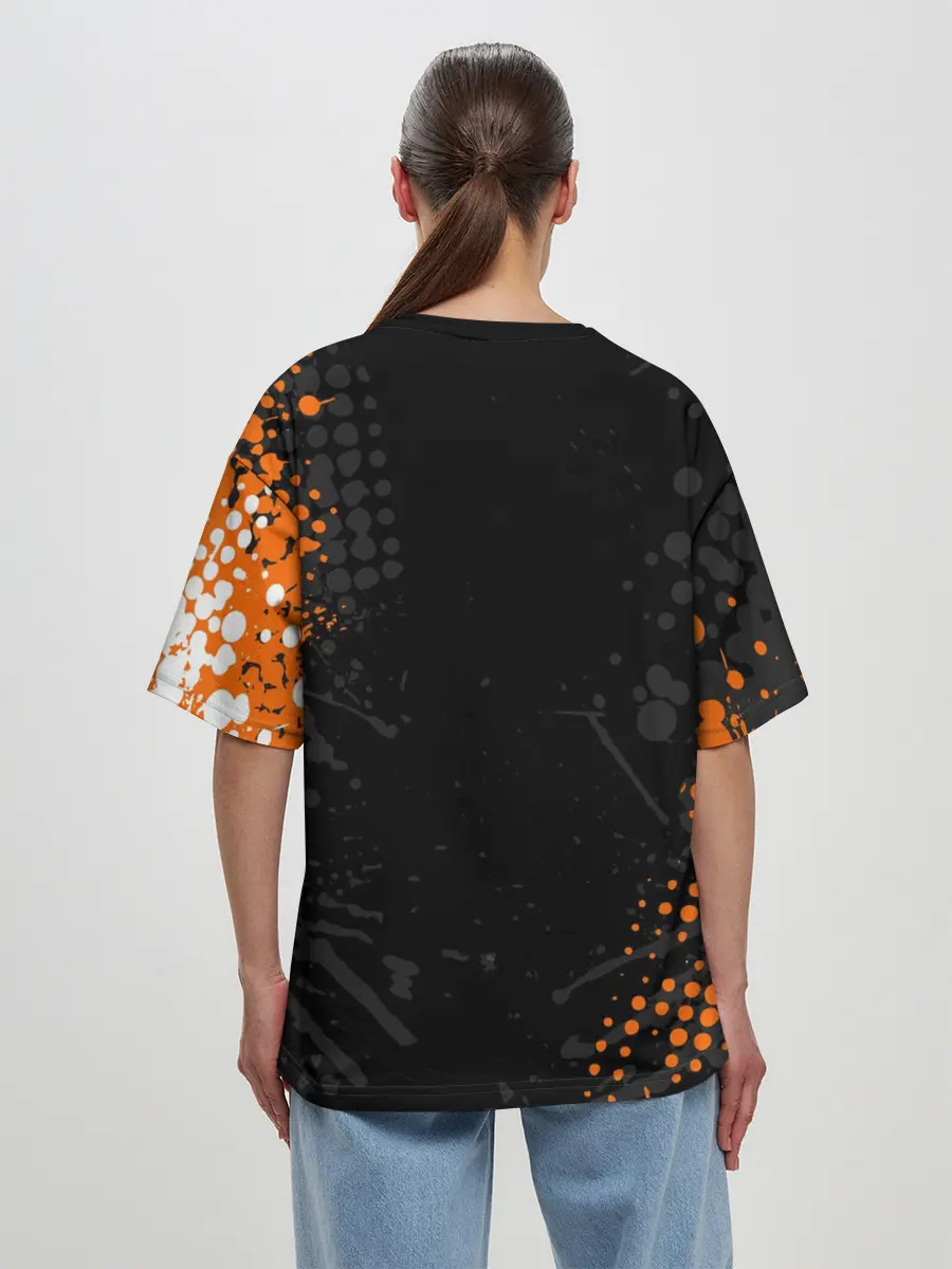 Женская футболка оверсайз / KTM MOTORCYCLES / КТМ МОТОЦИКЛЫ