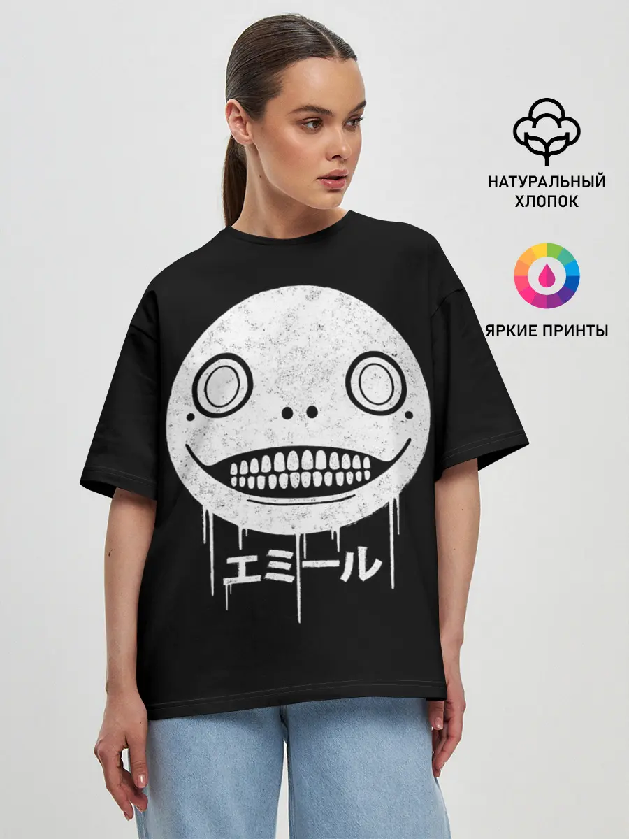 Женская футболка оверсайз / Emil