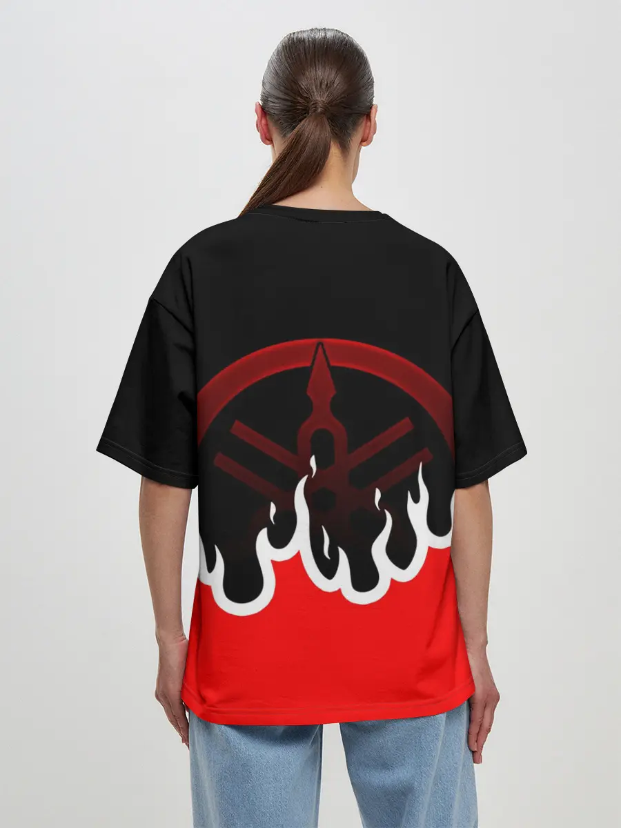 Женская футболка оверсайз / YAMAHA / ЯМАХА / МОТОСПОРТ