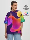 Женская футболка оверсайз / Rainbow T-Shirt