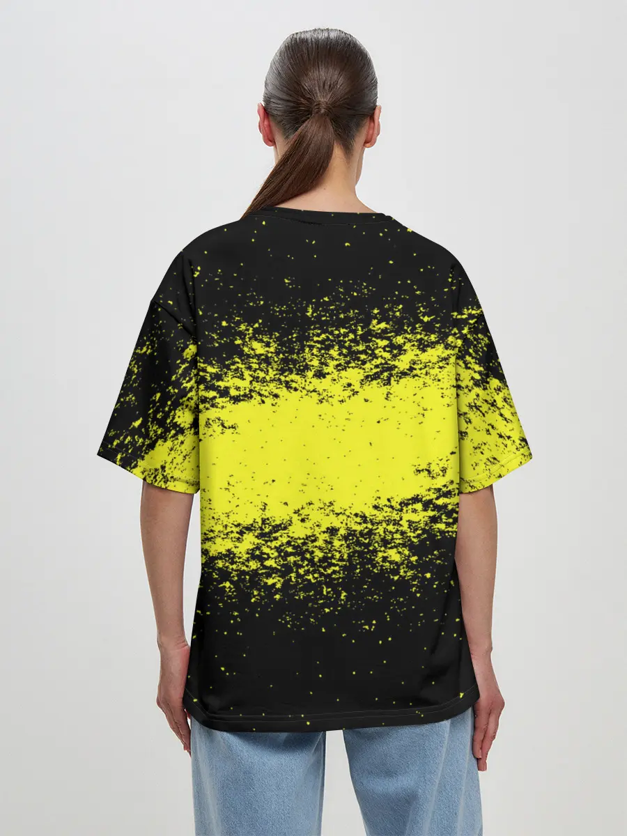 Женская футболка оверсайз / Neon Abyss