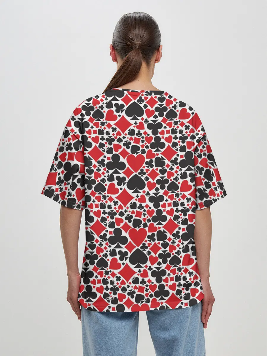 Женская футболка оверсайз / Масти